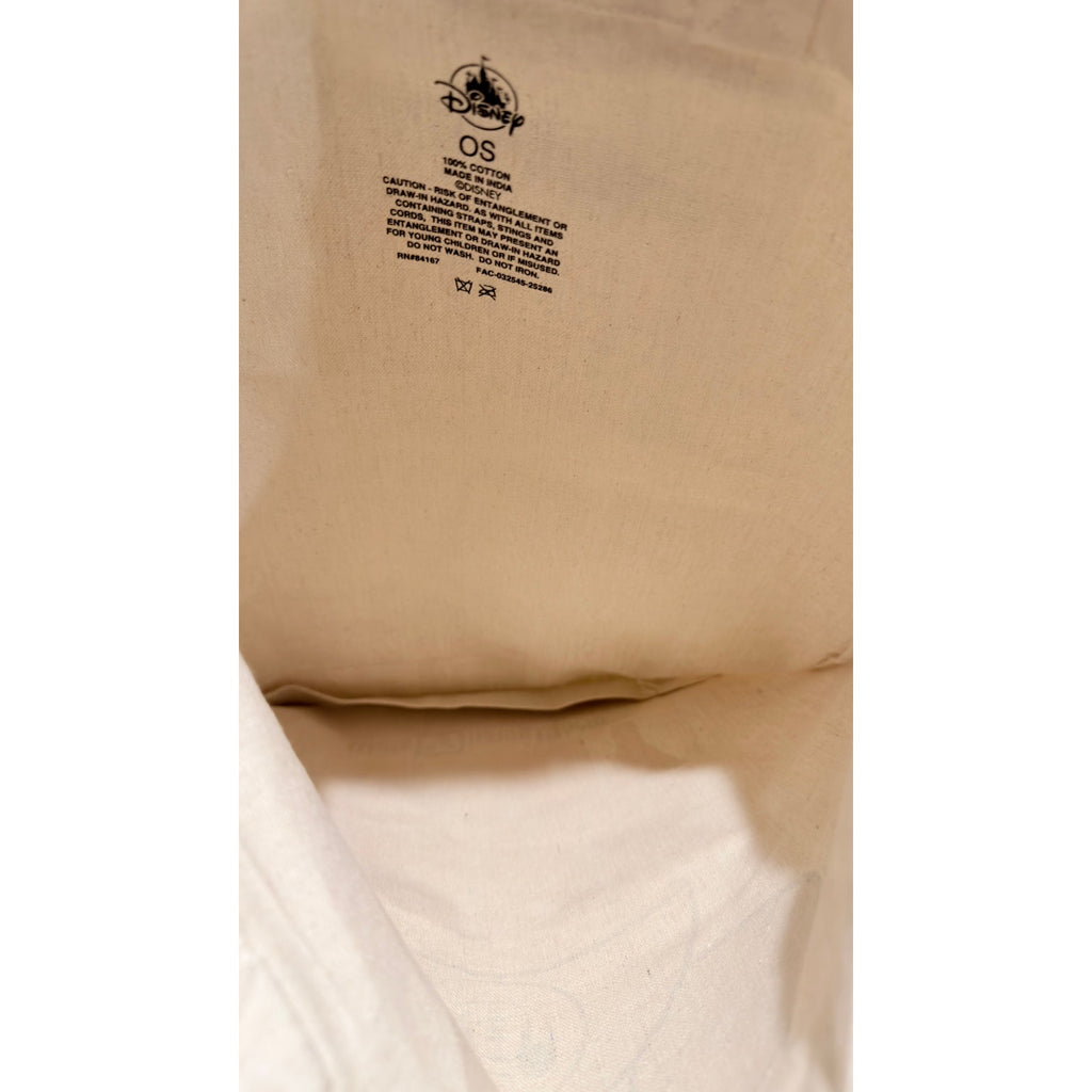 Walt Disney World "Park Ready" Mickey Ear Hat Canvas Tote Bag NEW
