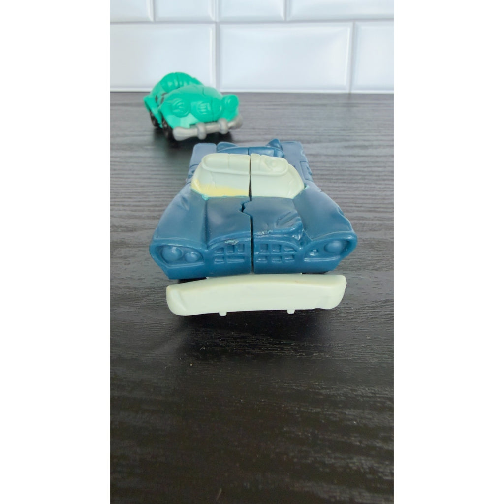 Vintage Burger King Kids Club "Break-Away" Action Cars — Set of 2