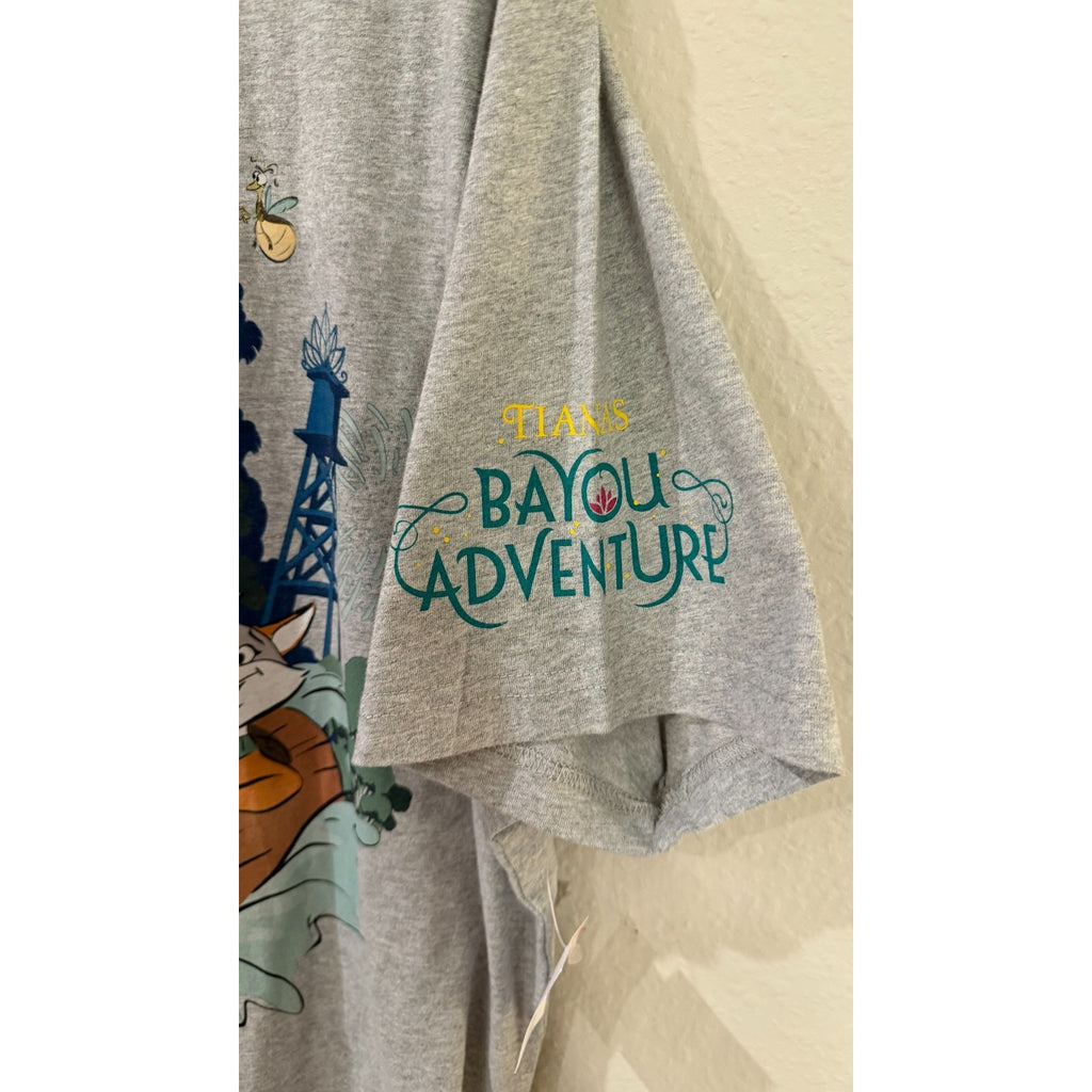 Disney Tiana’s Shortcut To Bayou Adventure Adult Shirt X-Large NEW
