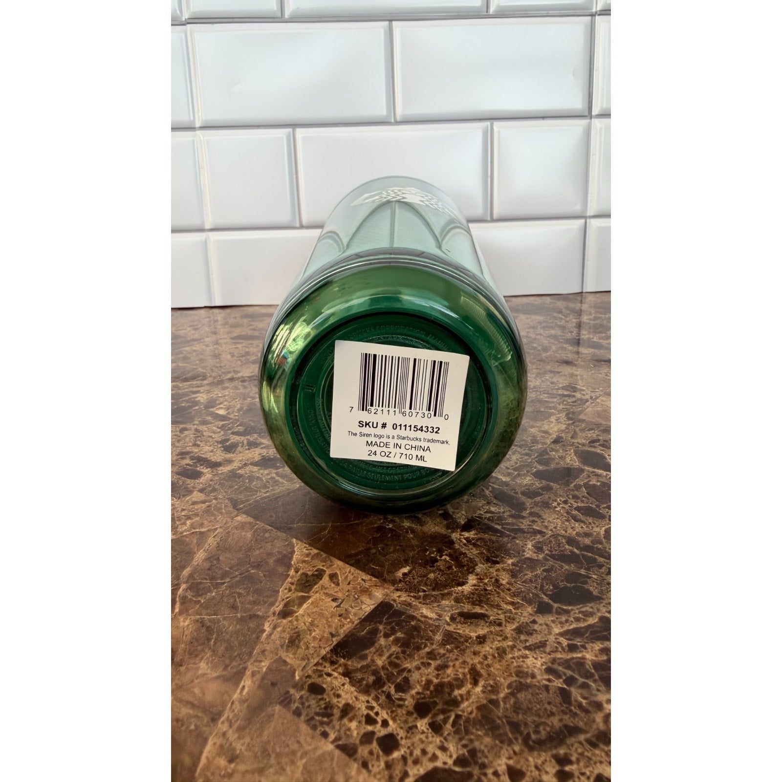 Starbucks Green Apron Mermaid Venti Cold Cup Tumbler 24oz NEW