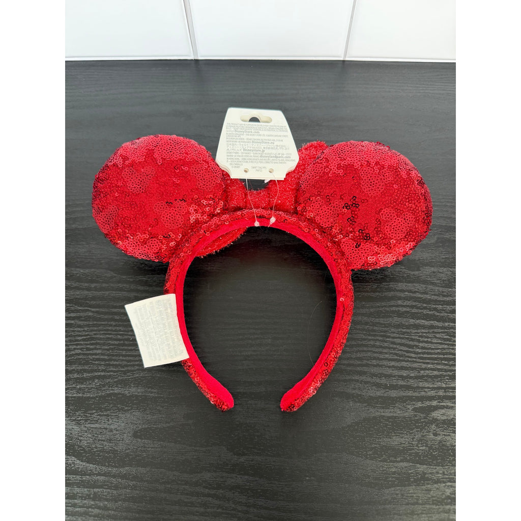 Disney Minnie Mouse Red Sequined Exclusive Headband – NWT