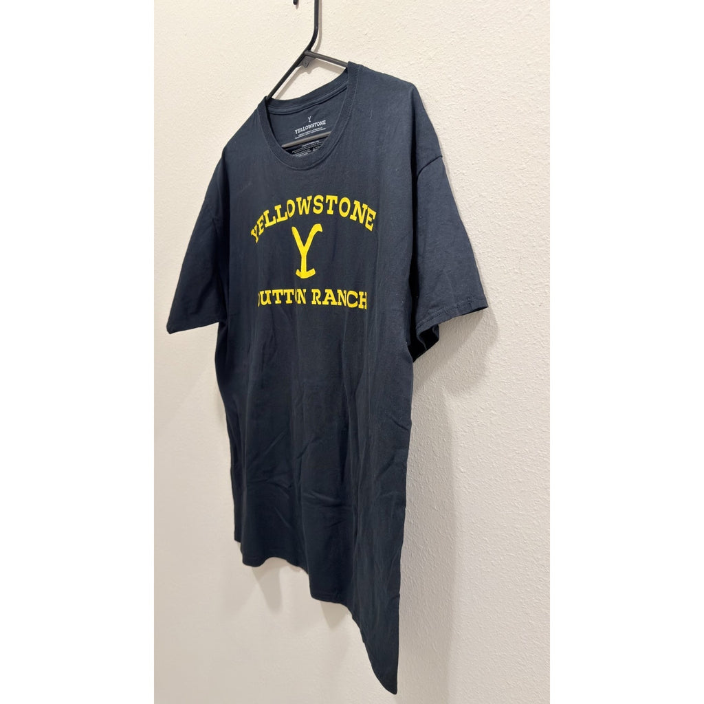 Yellowstone Dutton Ranch Men's Graphic T-Shirt - Black - Size XL