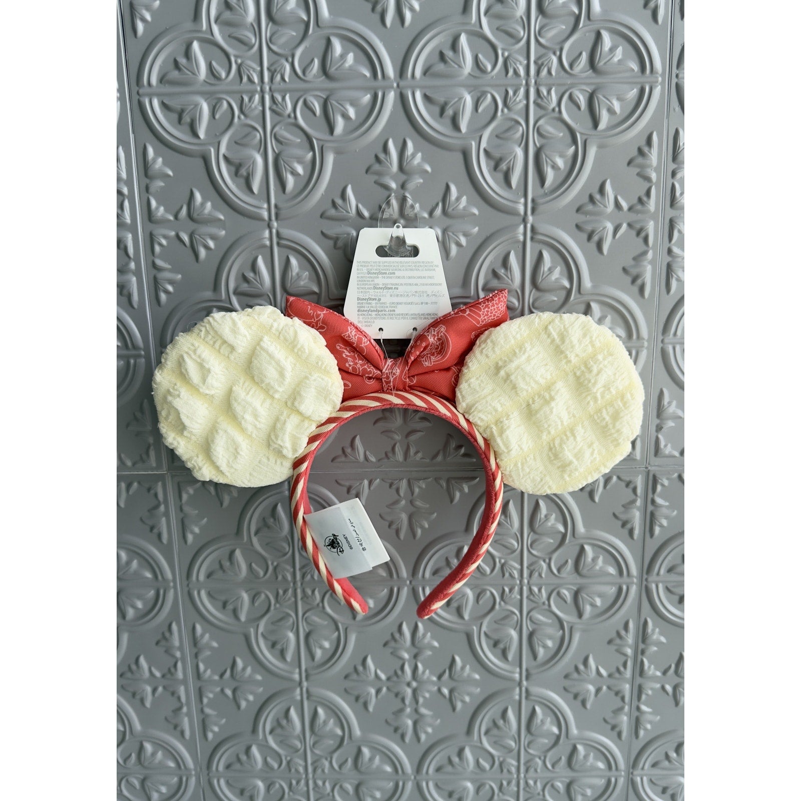 Disney Parks Popcorn Minnie Mouse Bow Ears Headband Snacks Collection NEW