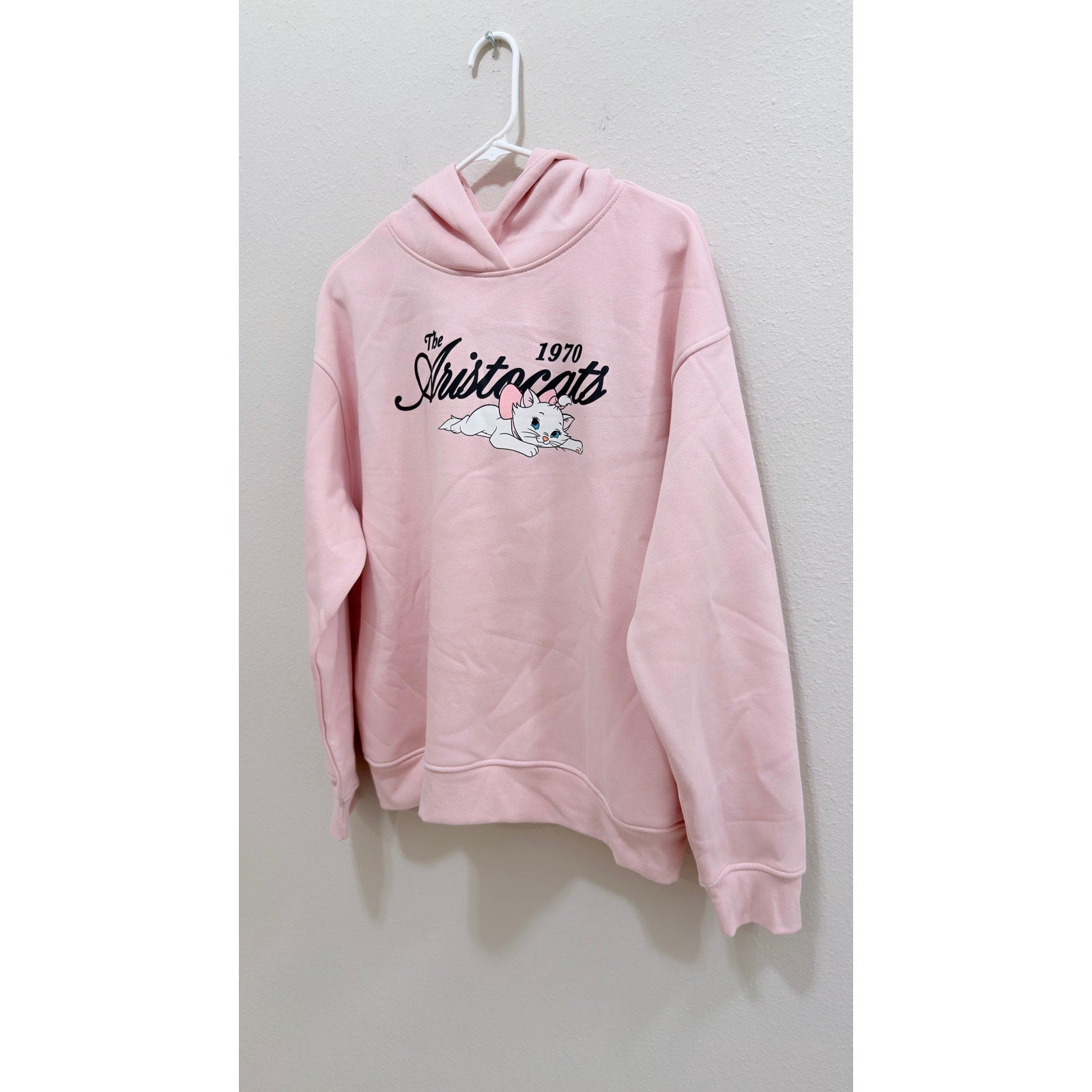 NWT Primark x Disney The Aristocats Marie Pastel Pink Hoodie - Large