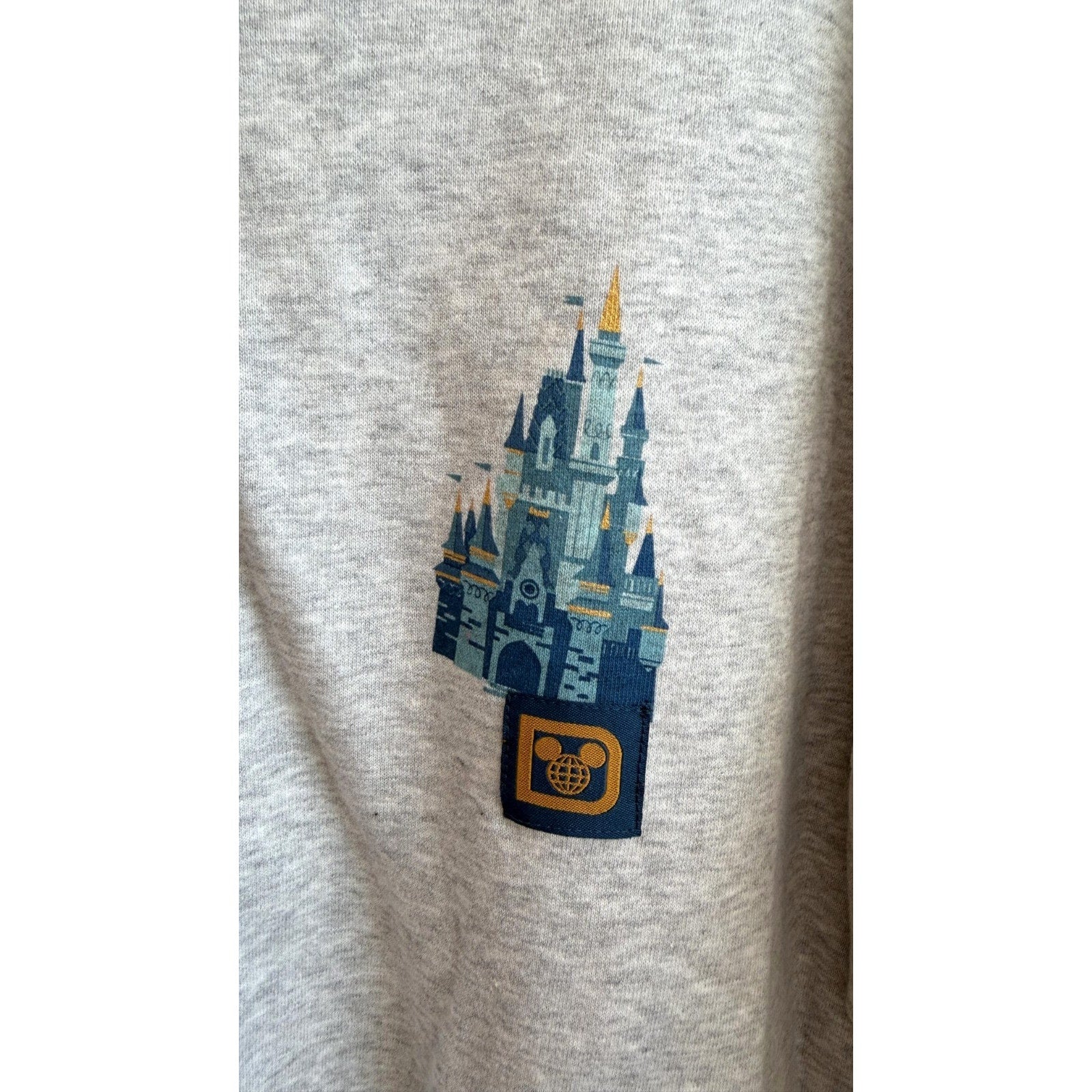 Disney Parks Walt Disney World Icons Four Parks Full Zip Hoodie Large NWT
