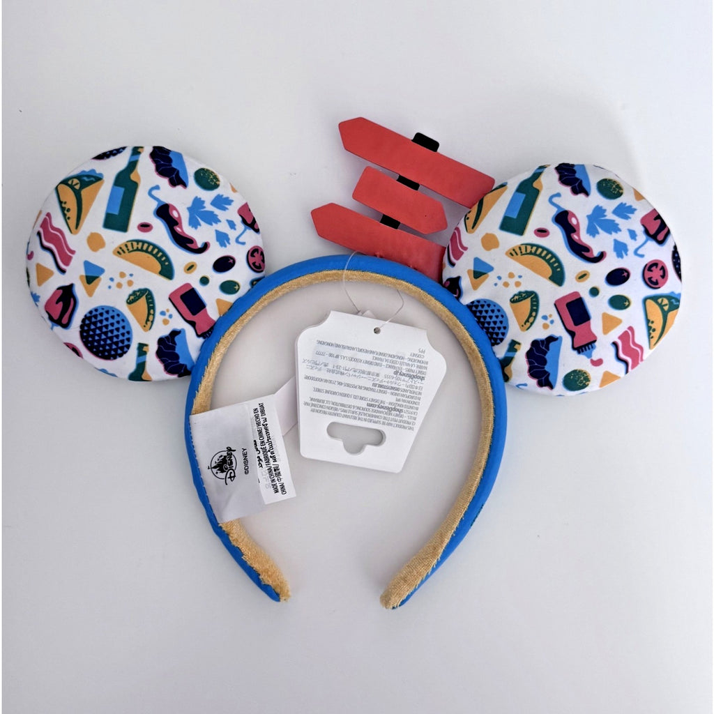 Disney Parks 2023 Epcot Food & Wine Festival Choose Your Course Mickey Ears NWT