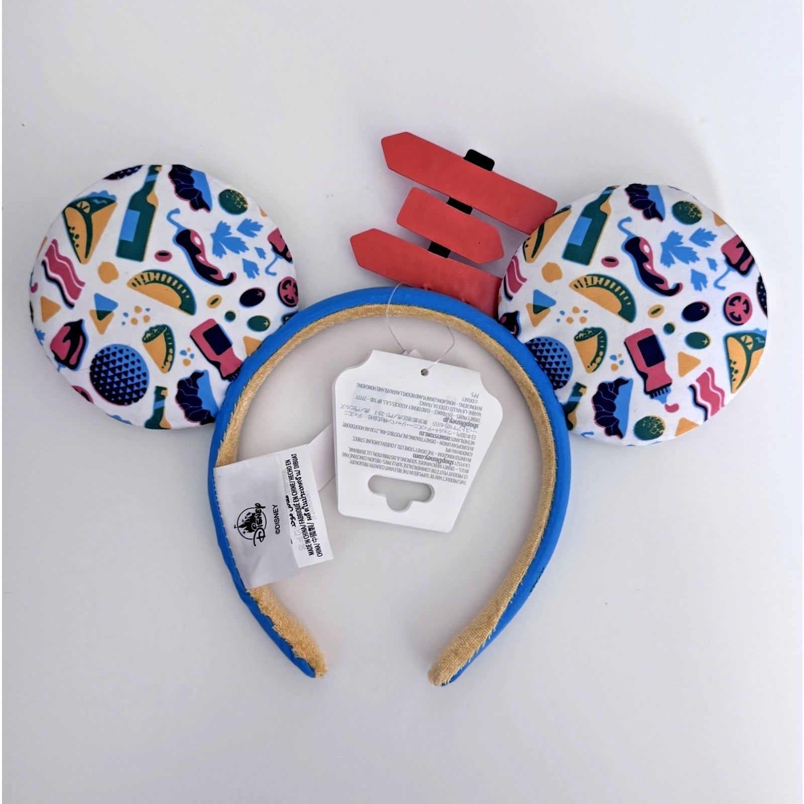 Disney Parks 2023 Epcot Food & Wine Festival Choose Your Course Mickey Ears NWT