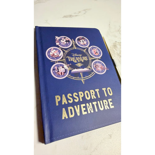 Disney Cruise Line Treasure "Passport to Adventure" Journal with Pen NEW