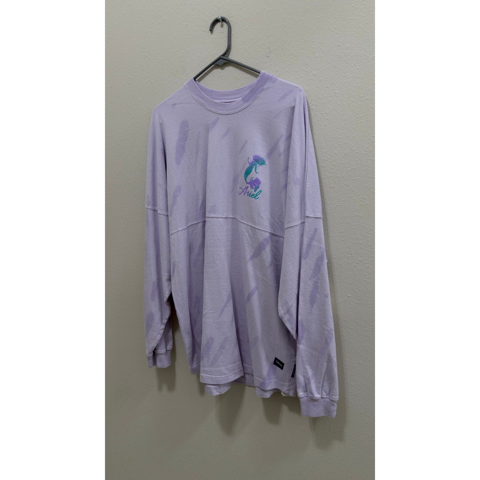 Disney The Little Mermaid Live Action Spirit Jersey Purple Lavender Large NWT