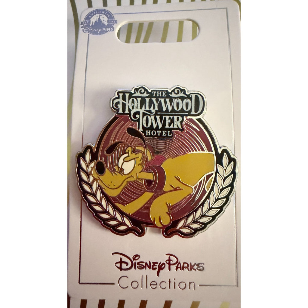 Disney Parks 2022 Tower of Terror PLUTO Hollywood Tower Hotel Bellhop Pin