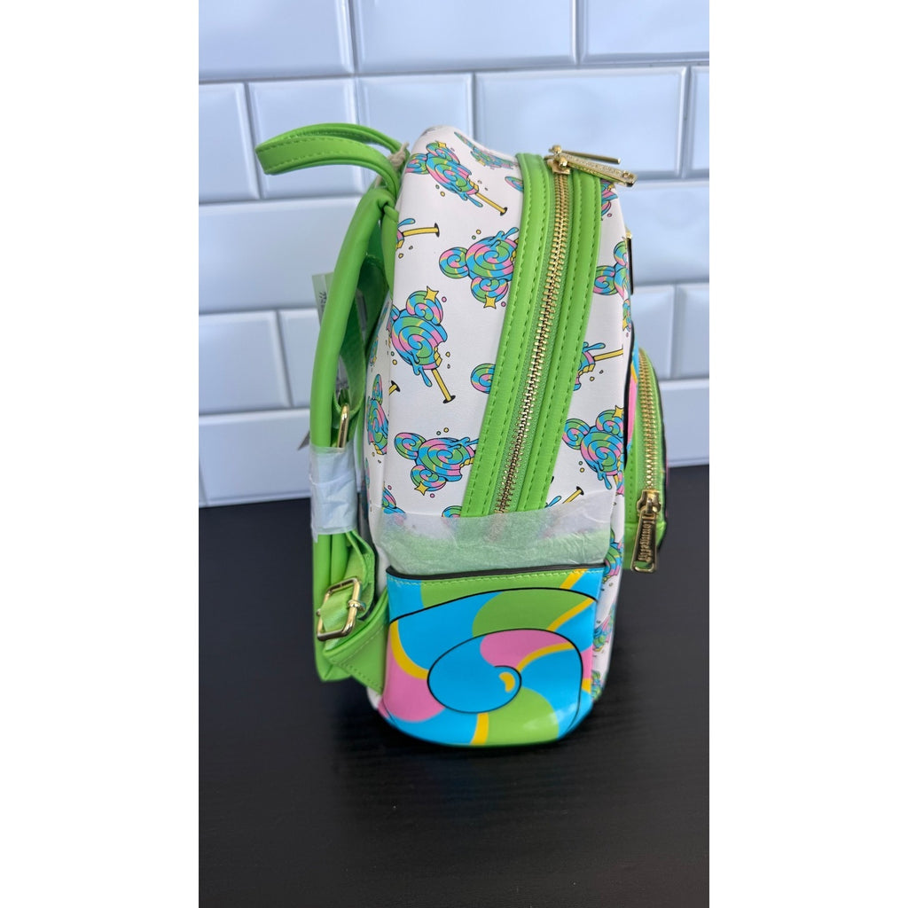 Disney Parks x Loungefly Eats Collection Mickey Lollipop Mini Backpack NWT