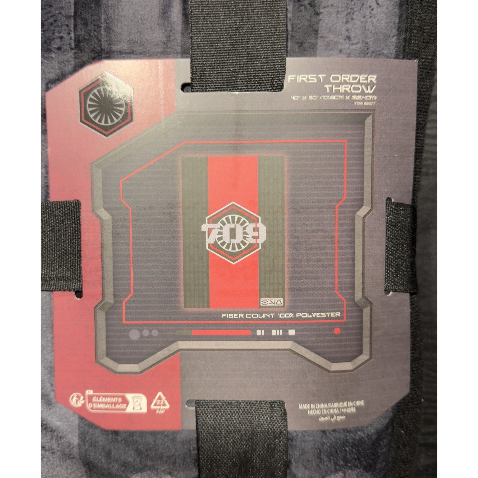 Disney Parks Star Wars: Galaxy’s Edge First Order 709th Legion Throw Blanket
