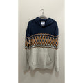Old Navy Go-Recycled Fair Isle Knit Pullover Hoodie Sweater Men's Large