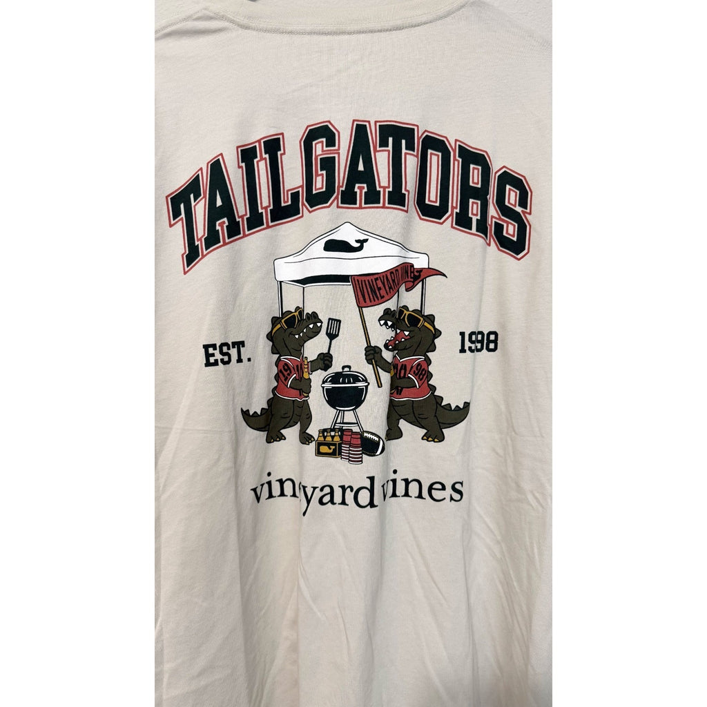 NWT Vineyard Vines "Tailgators" Long-Sleeve Pocket Tee Large