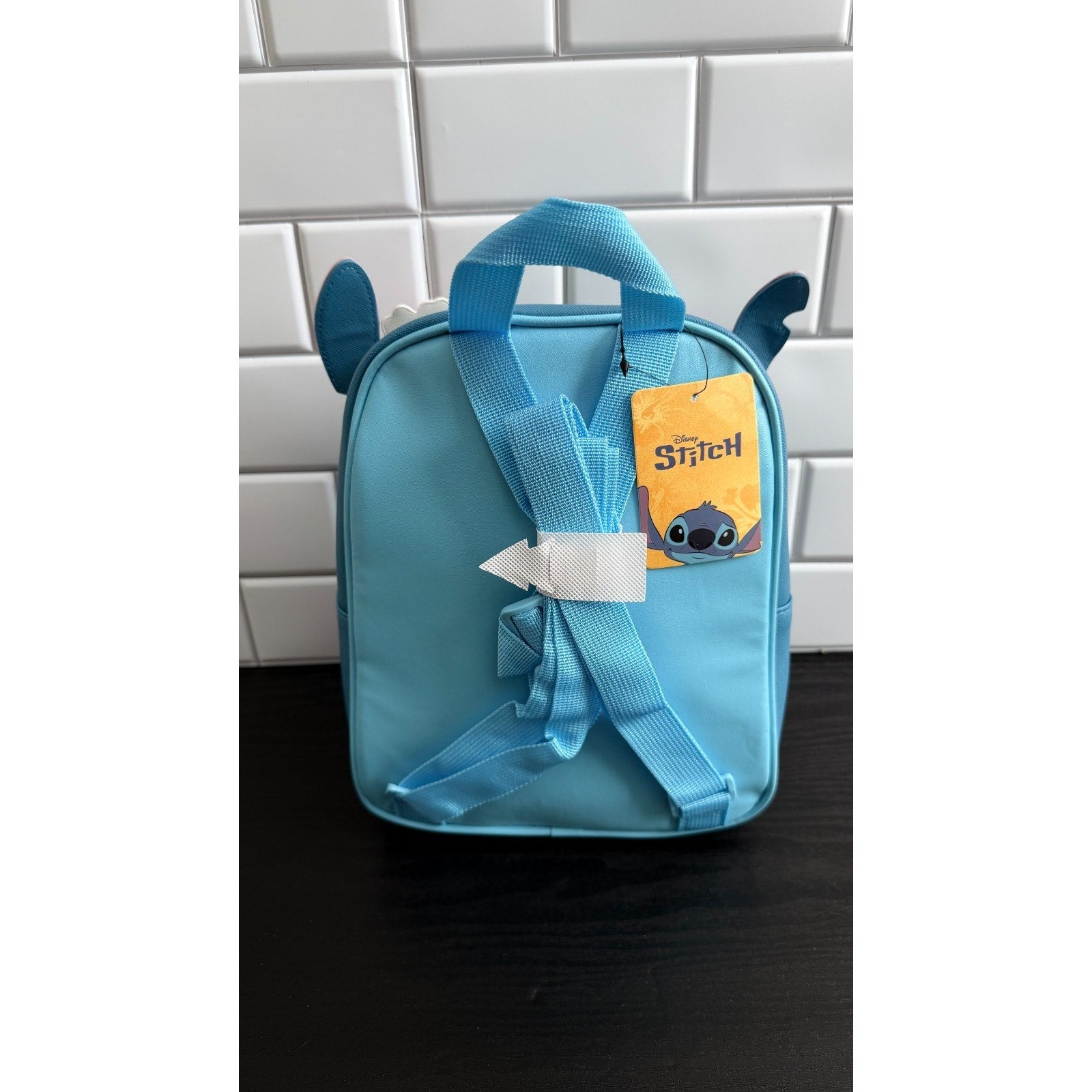Bioworld Disney's Lilo & Stitch Big Face Mini Backpack with Ears | NWT