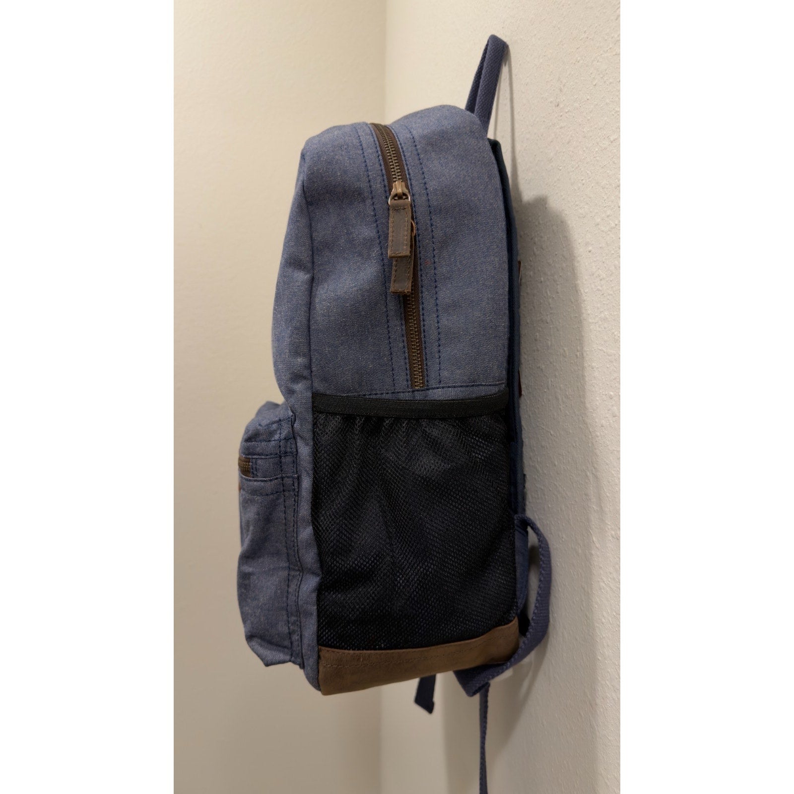 NWT Wrangler Kayce Canvas Backpack - Blue Denim Western Laptop Bag