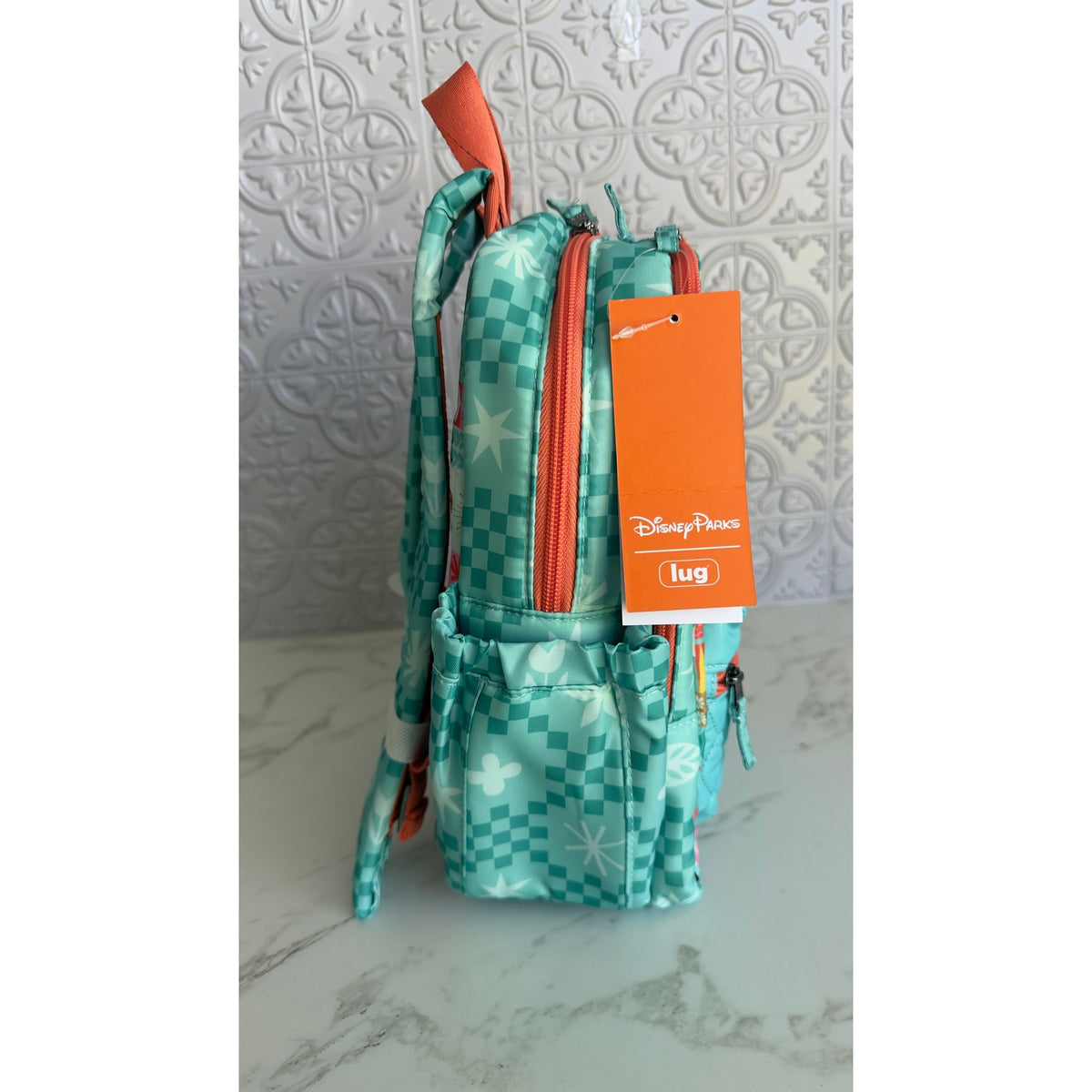 Disney Parks x Lug "It’s a Small World" Volley Mini Backpack - Green - NWT
