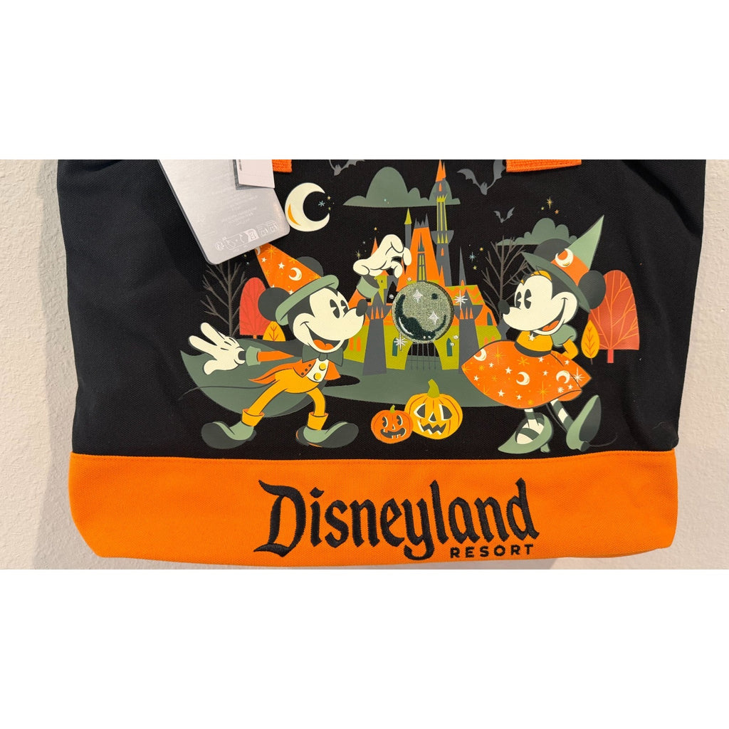 Disney Parks 2025 Halloween Disneyland Resort Tote Bag - Mickey and Minnie NWT