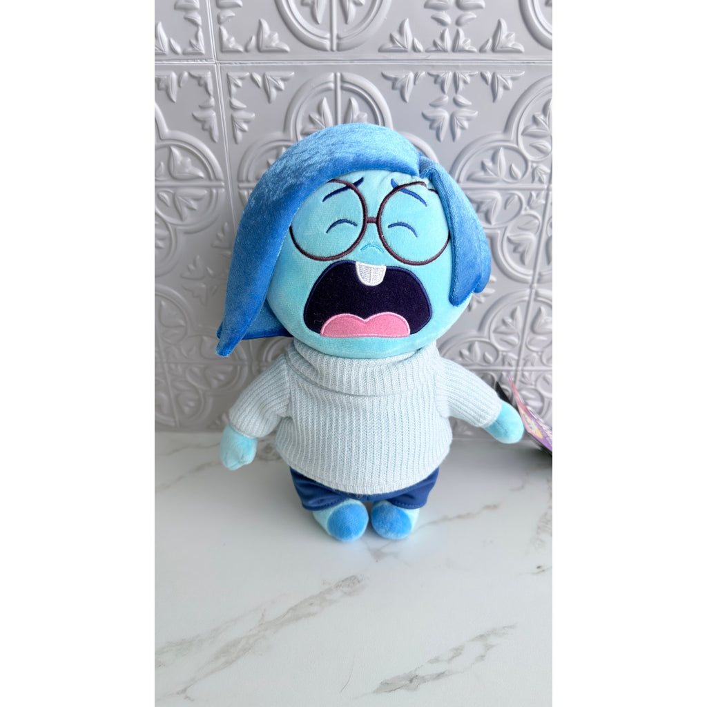 Disney Pixar Inside Out 2 Sadness Plush 11" Small Stuffed Animal New