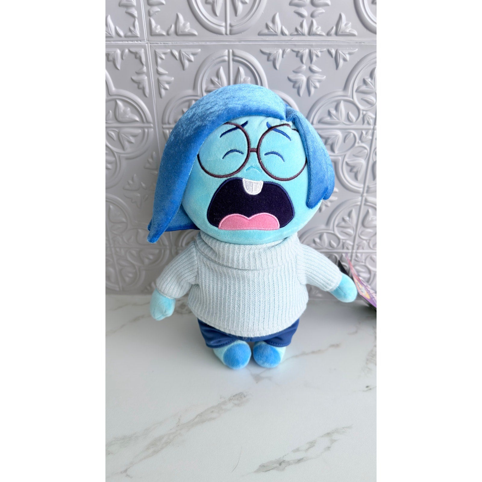 Disney Pixar Inside Out 2 Sadness Plush 11" Small Stuffed Animal New