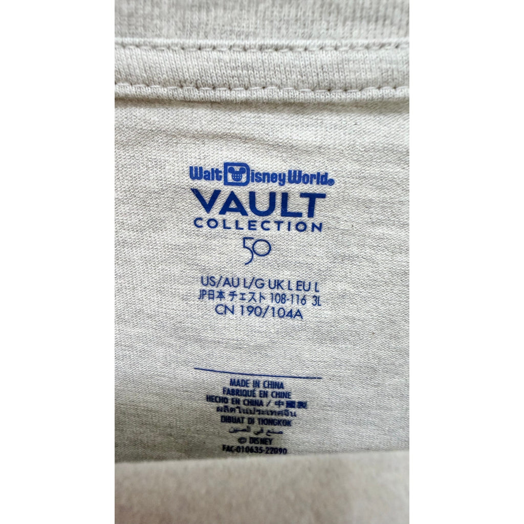 Disney Parks Vault Collection 50th Anniversary Retro Stickers Tank Top Large NWT