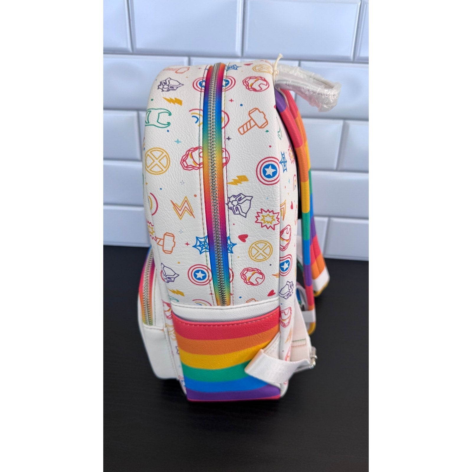 Disney Parks x Loungefly Marvel Pride Mini Backpack NWT