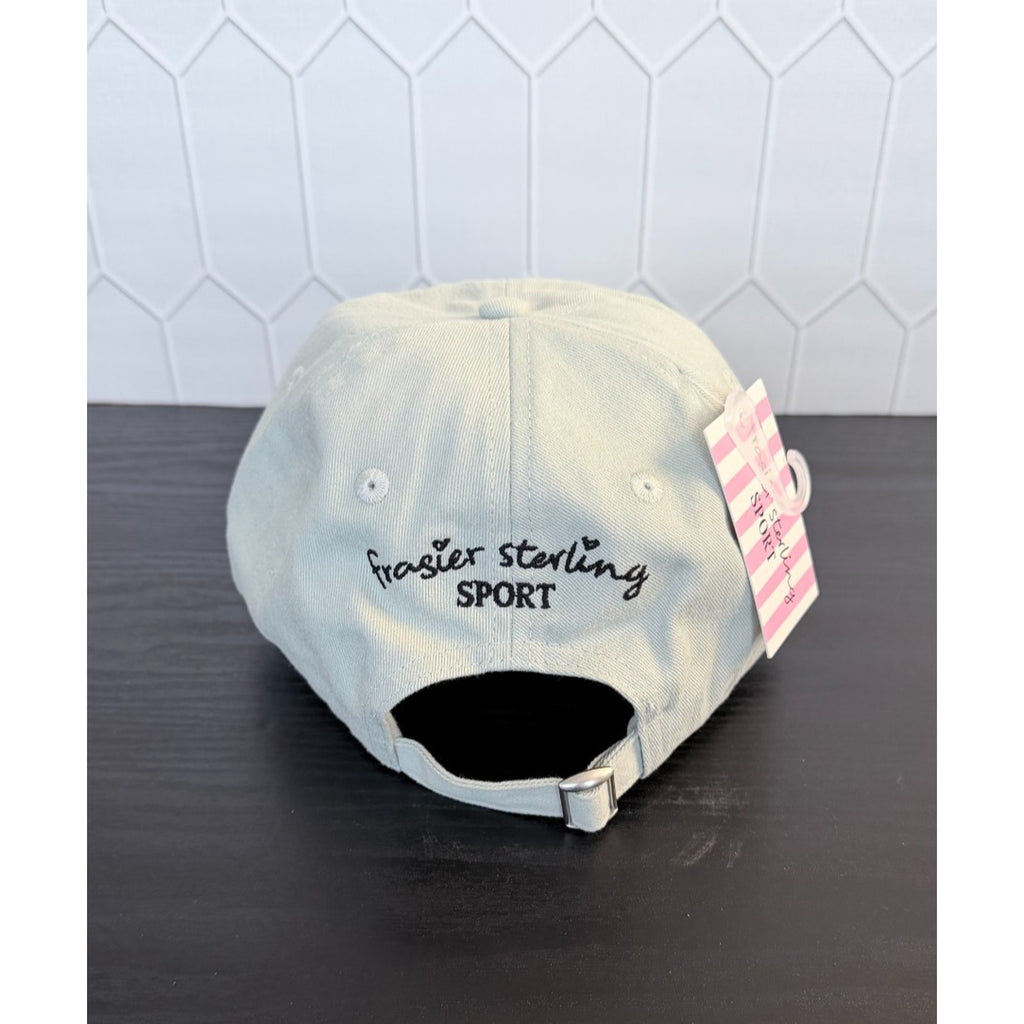 NEW Frasier Sterling "Golf Club" Adjustable Baseball Cap - Cream