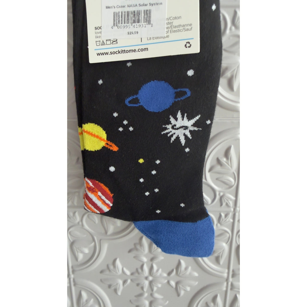 Sock It To Me Men's NASA Solar System Crew Socks NWT (Size 7-13)