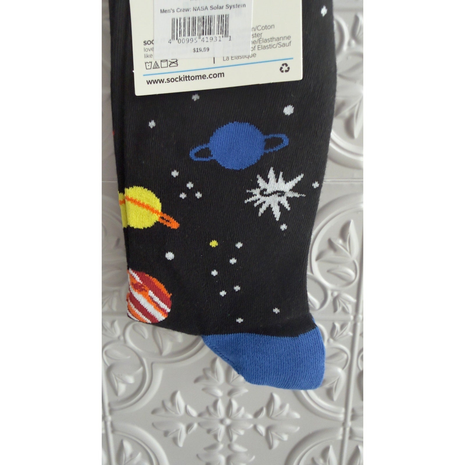 Sock It To Me Men's NASA Solar System Crew Socks NWT (Size 7-13)