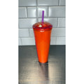 NWT Starbucks 24oz Red and Purple Kaleidoscope Tumbler - Venti Cold Cup