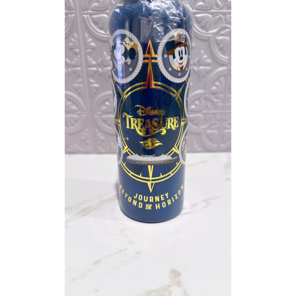 Disney Treasure Cruise Line Mickey & Friends Stainless Water Bottle 19 oz NEW