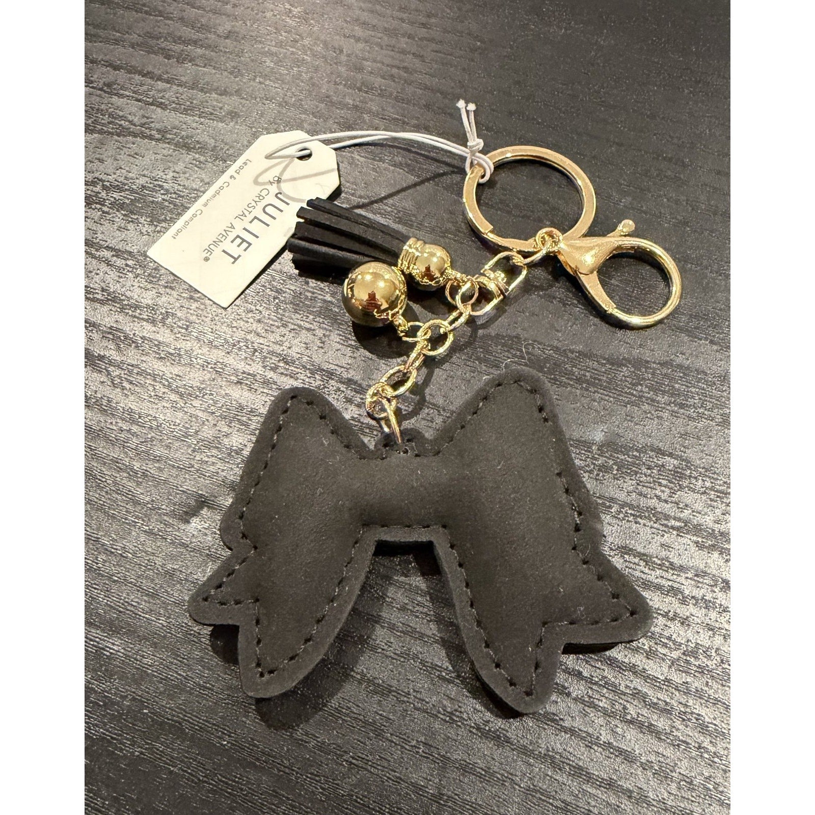 NEW Sparkling Bling "Fancy Bow" Keychain & Bag Charm