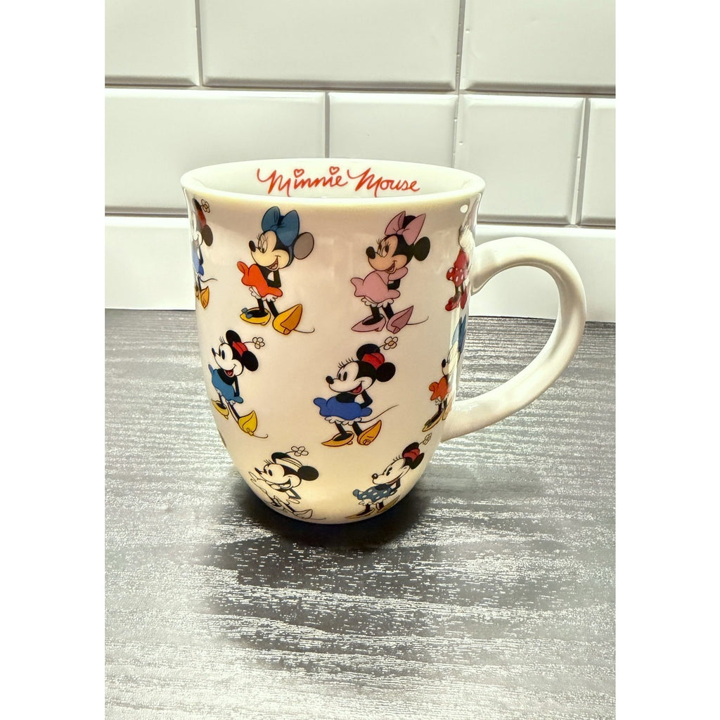 Disney Minnie Mouse Evolution Mug - Molded Ceramic 14 oz NEW