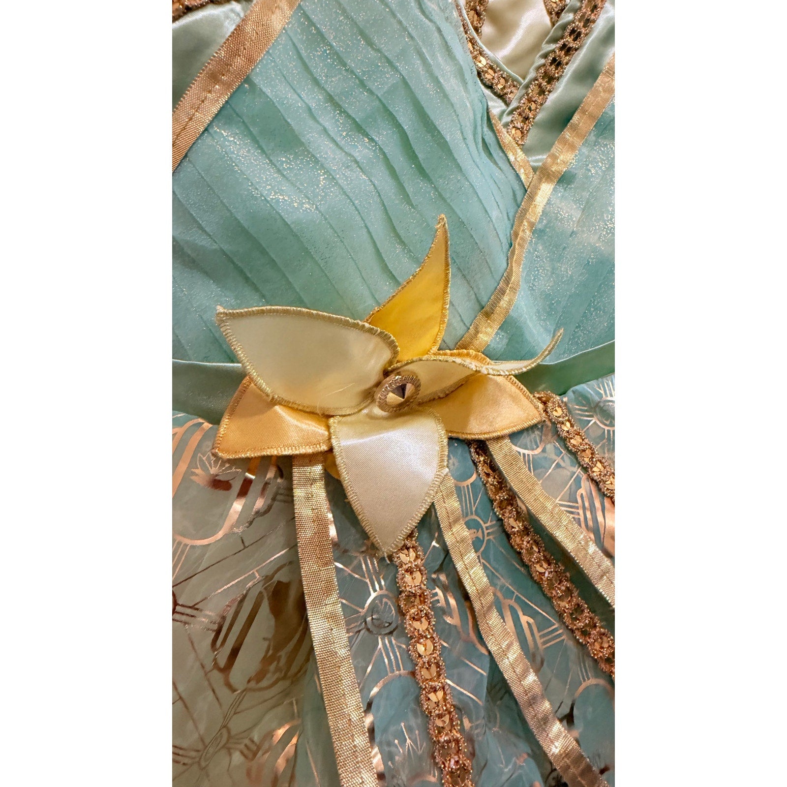 Disney Parks Princess Tiana Costume Dress – Youth Size 7/8 NWT