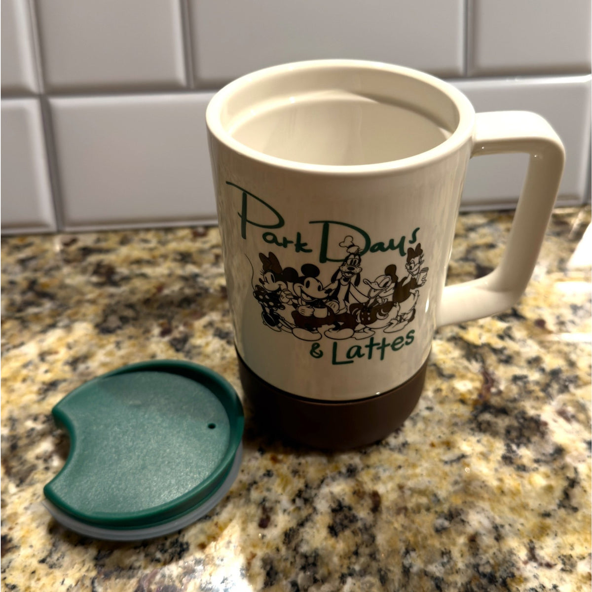 Starbucks x Disney "Park Days and Lattes" 16oz Travel Mug NEW