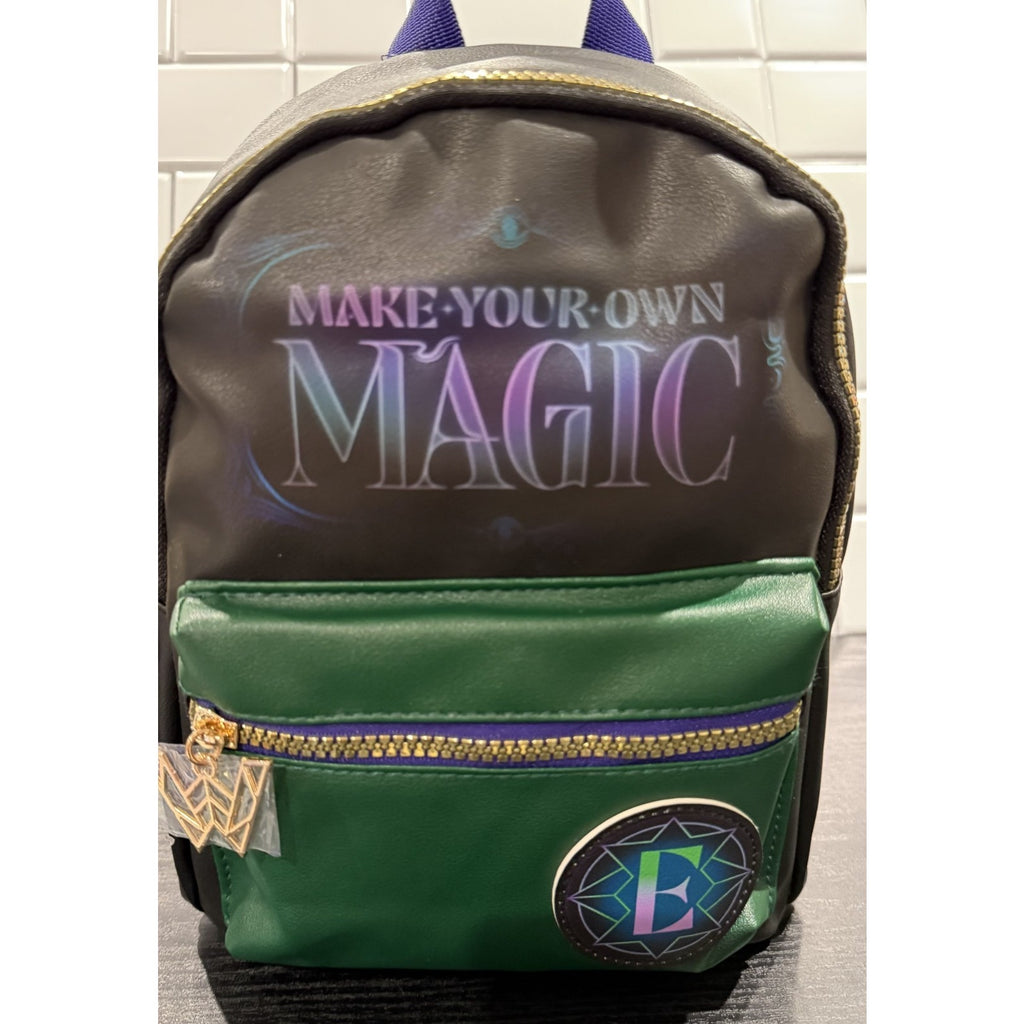 Wicked " Make your own Magic" Black/Green Mini Backpack NEW