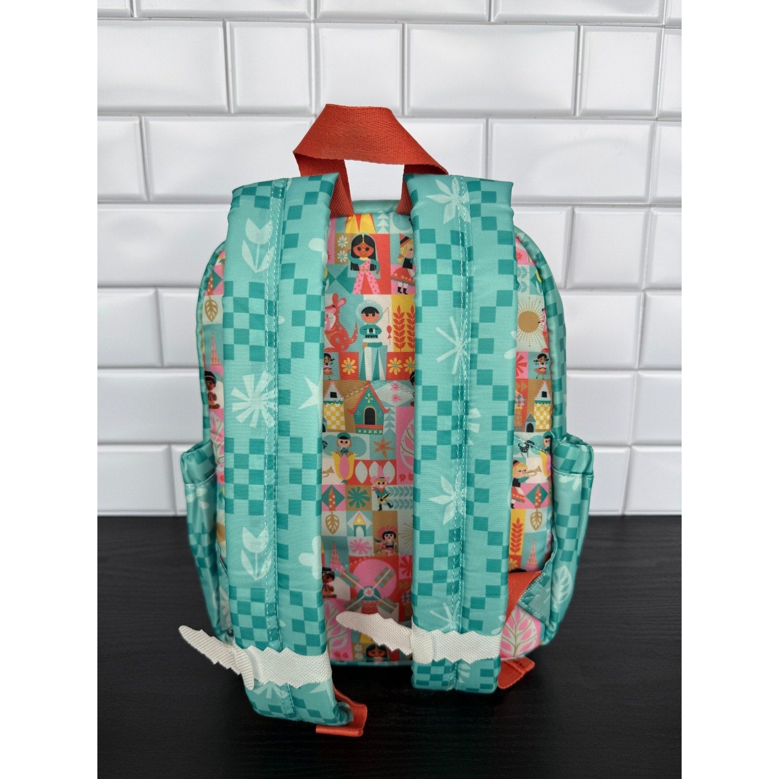 Disney Parks x Lug "It’s a Small World" Volley Mini Backpack - Green - NWT