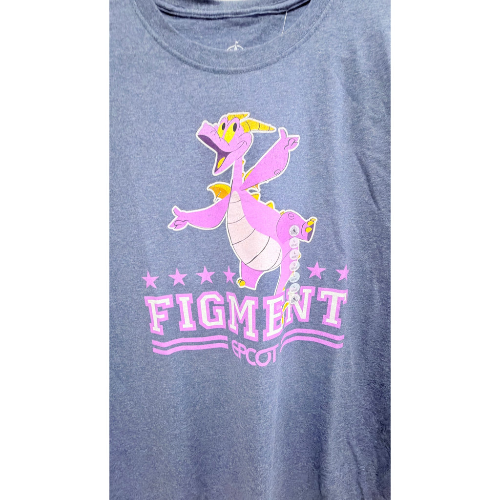 NWT Disney Parks EPCOT Figment "Spark of Inspiration" Tee - Large