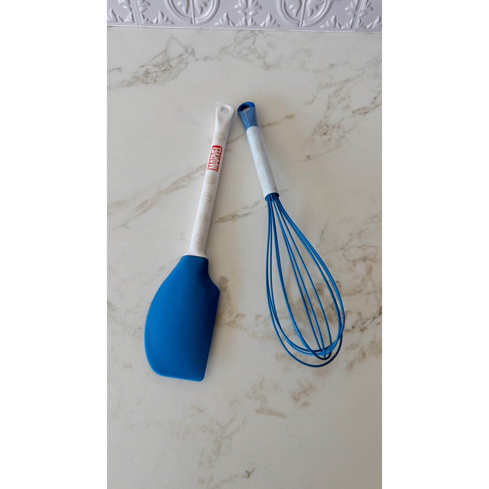 Disney Parks Marvel Avengers Silicone Spatula & Whisk Kitchen Set NEW