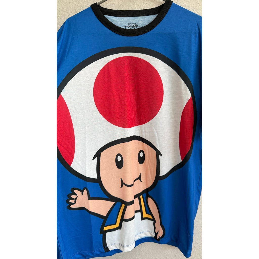 NWT Universal Studios Super Nintendo World Toad Adult T-Shirt Size XL
