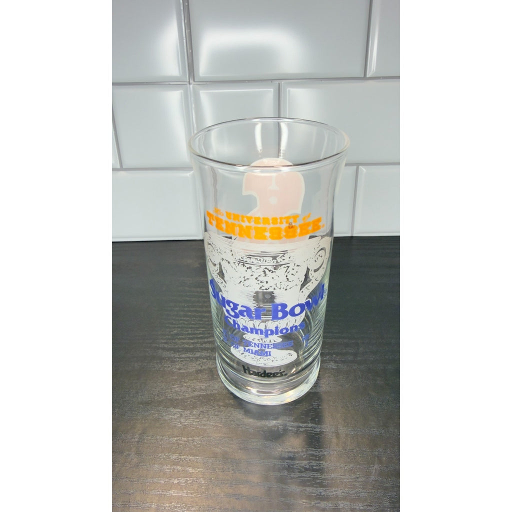 Vintage 1985 Hardee’s University of Tennessee Sugar Bowl Glass