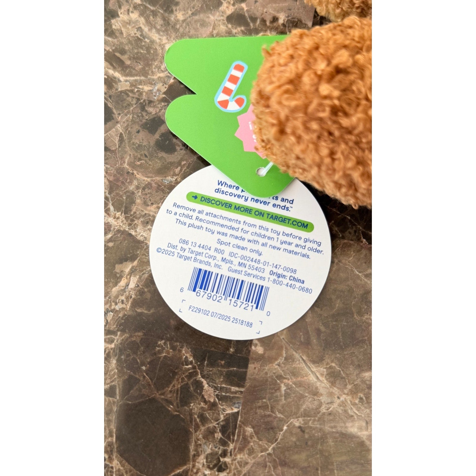 Gigglescape™ 9" Gingerbread Man Plush - New