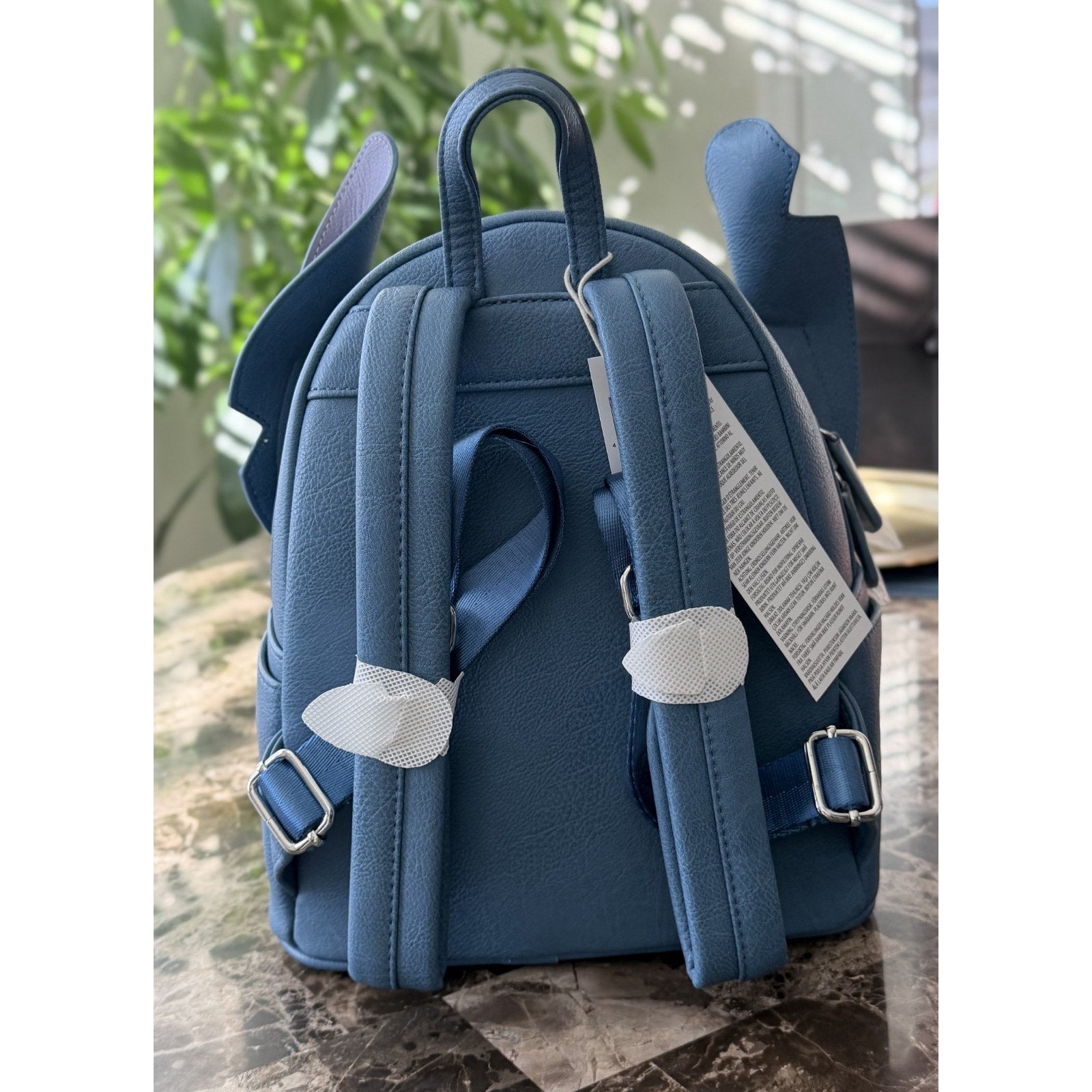 Disney Parks Lilo & Stitch "Stitch Face" Blue Mini Backpack - New