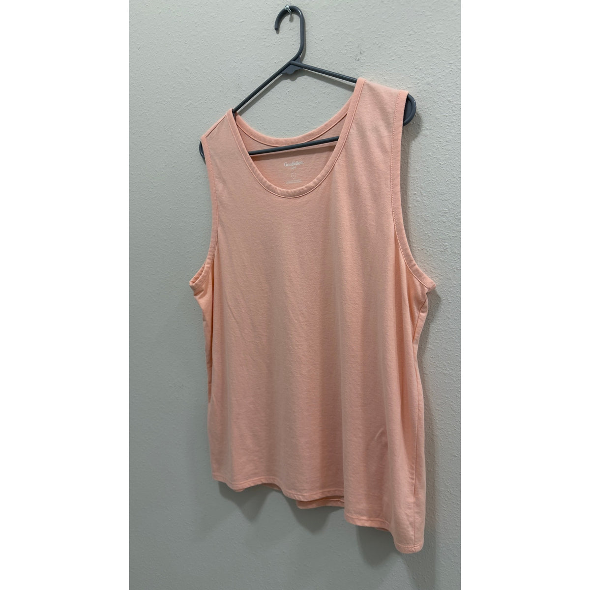 Goodfellow & Co Mens Peach Orange Sleeveless Tank Top Shirt Size Large L