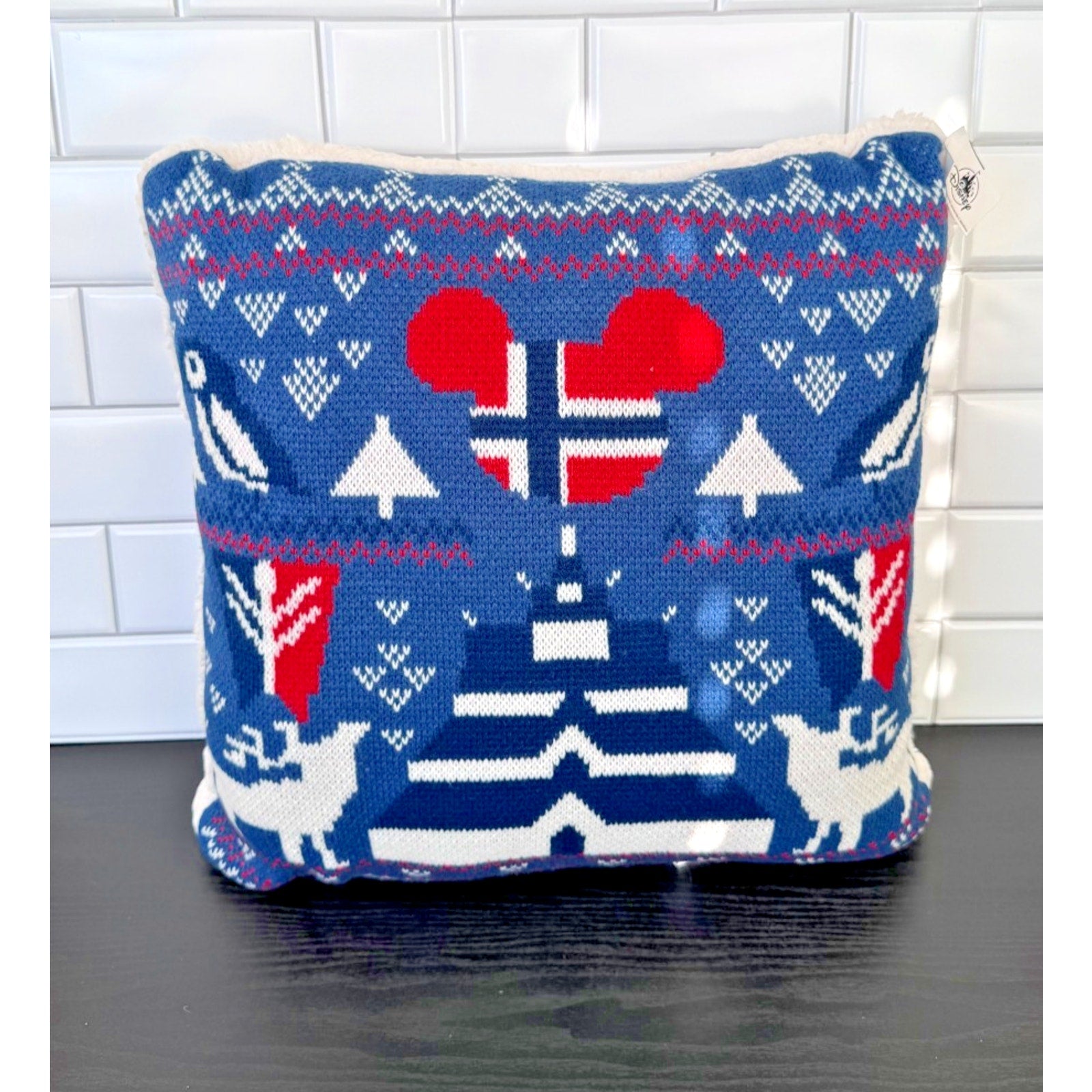 Disney Parks EPCOT World Showcase Norway Pavillion Throw Pillow NEW