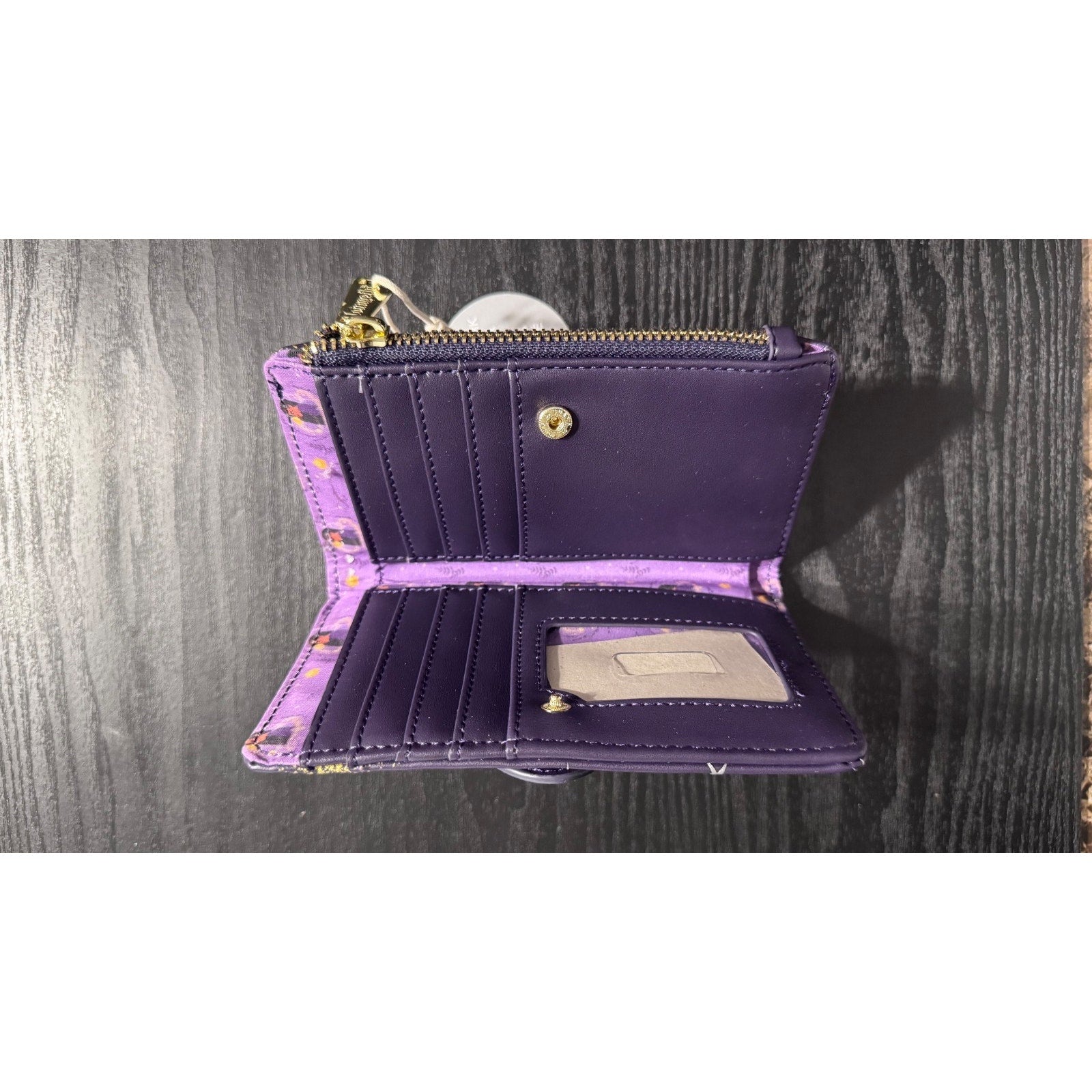 Disney Wish Loungefly Mini Backpack Wallet & Sequin Ears NWT Glow Star Asha
