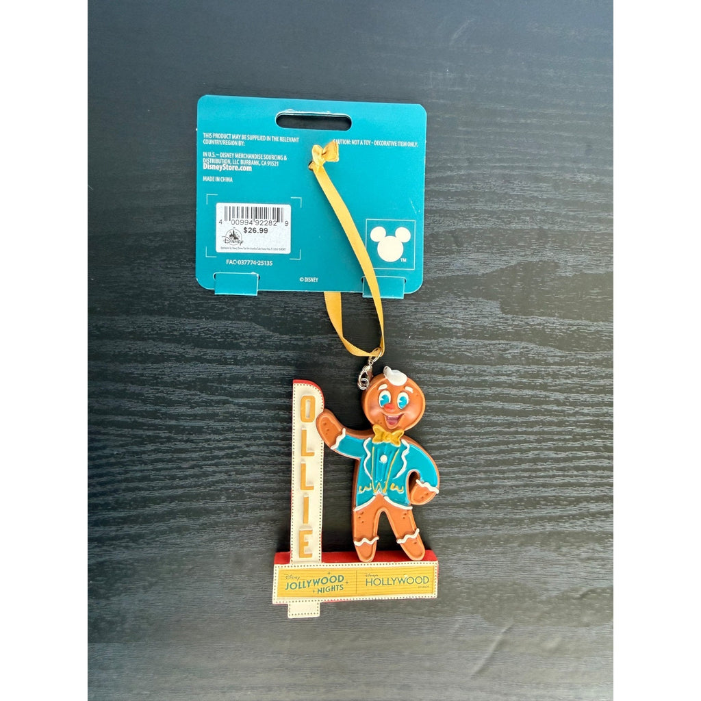 Disney Parks 2025 Jollywood Nights Ollie Gingerbread Ornament – NWT