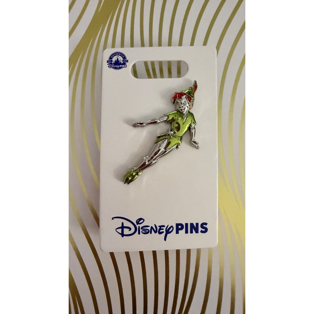 NEW 2024 Disney Parks Peter Pan Sculpted Metallic Pin