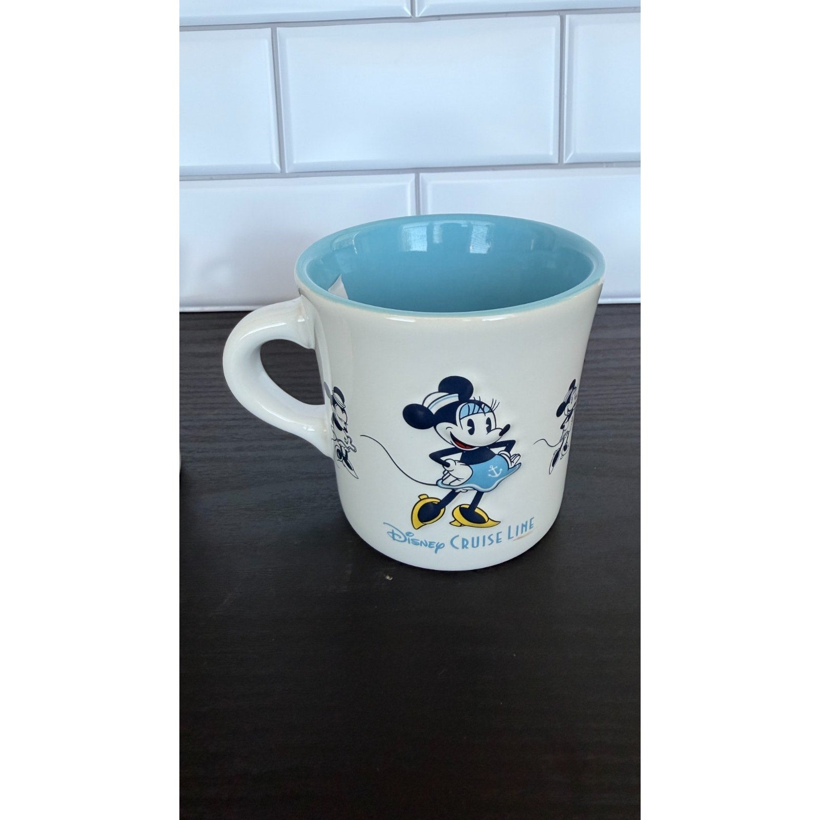 Disney Cruise Line 8oz Diner Mug Set - Mickey, Minnie, & Chip ‘n Dale NEW