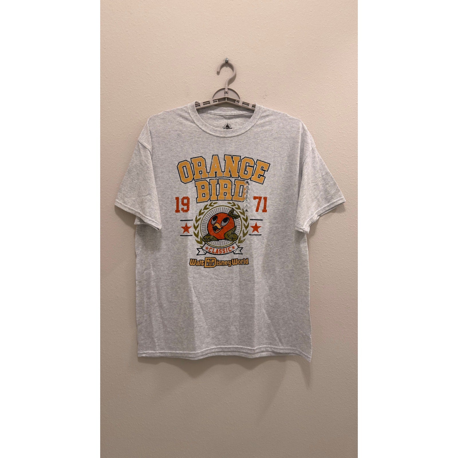 Disney Parks Walt Disney World "Classic" Orange Bird 1971 T-Shirt XL NWT